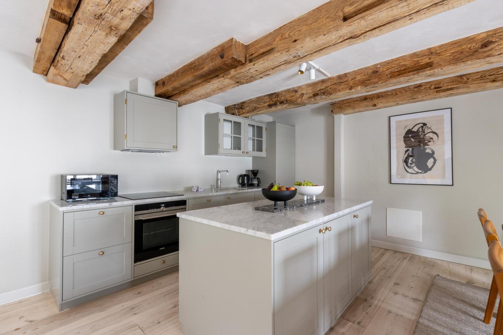 City Apartment With Exposed Ceiling Beams Copenhaga Exterior foto